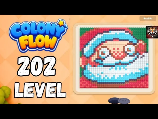 Colony Flow! Level 202 board layout
