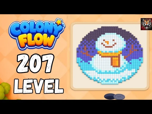 Colony Flow! Level 207 board layout