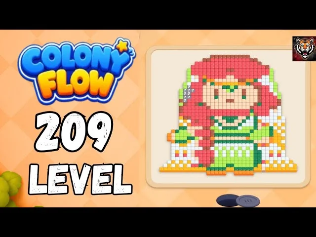 Colony Flow! Level 209 board layout