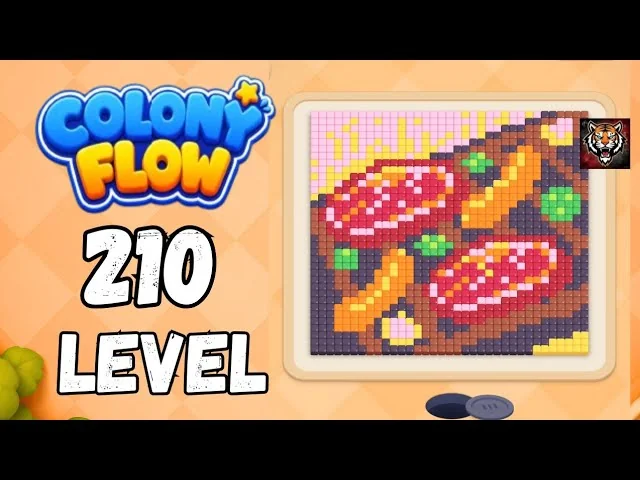 Colony Flow! Level 210 board layout