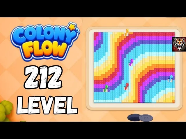 Colony Flow! Level 212 board layout