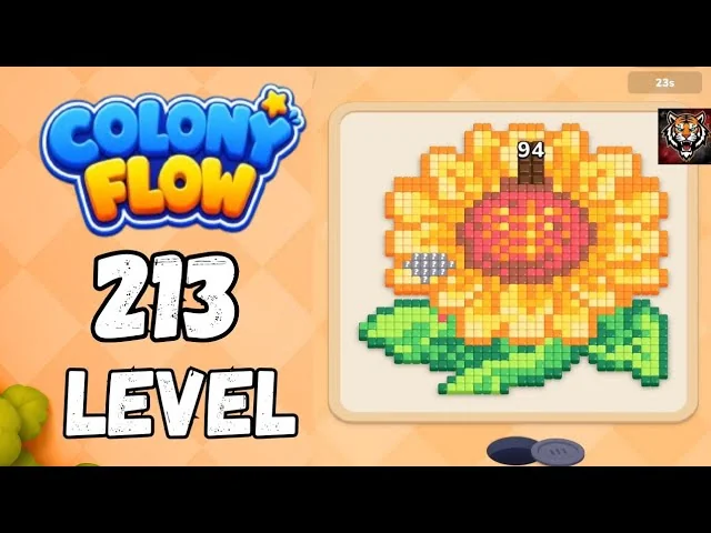 Colony Flow! Level 213 board layout