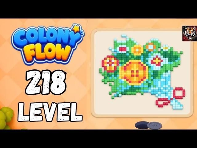 Colony Flow! Level 218 board layout