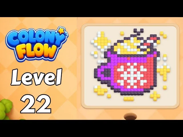 Colony Flow! Level 22 board layout