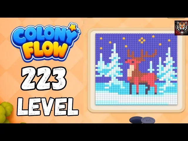 Colony Flow! Level 223 board layout