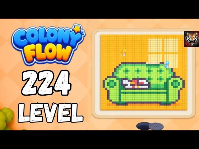 Colony Flow! Level 224 board layout