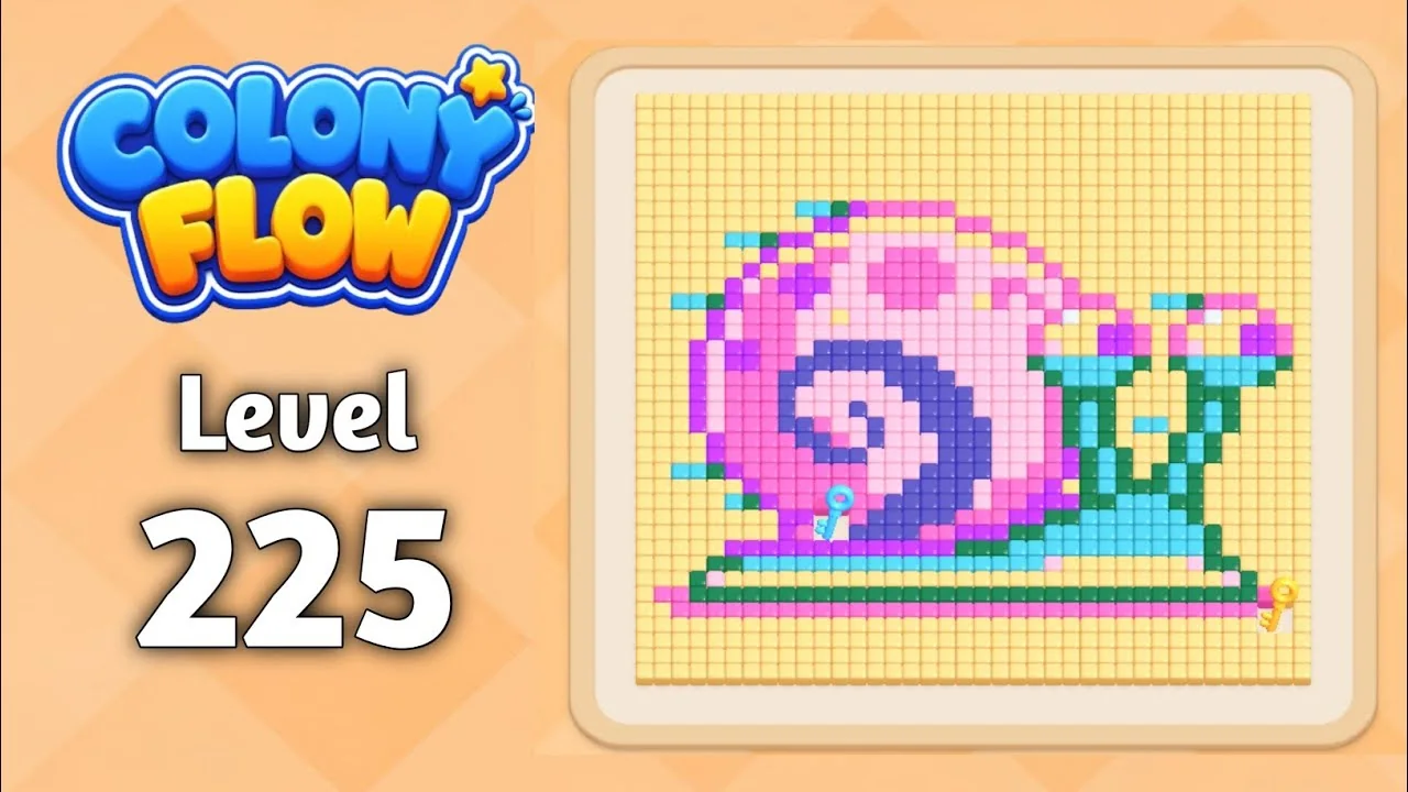 Colony Flow! Level 225 board layout