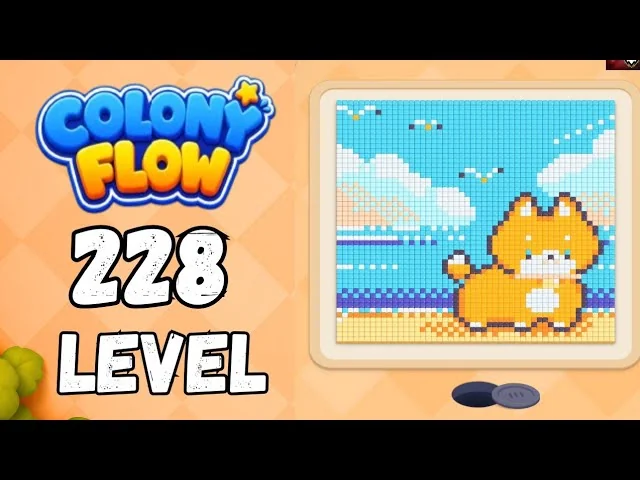 Colony Flow! Level 228 board layout