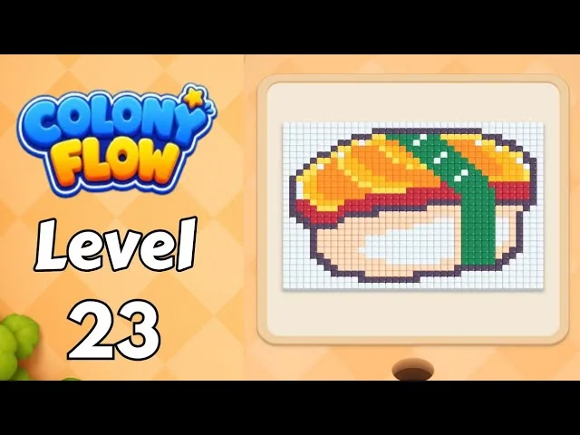 Colony Flow! Level 23 board layout