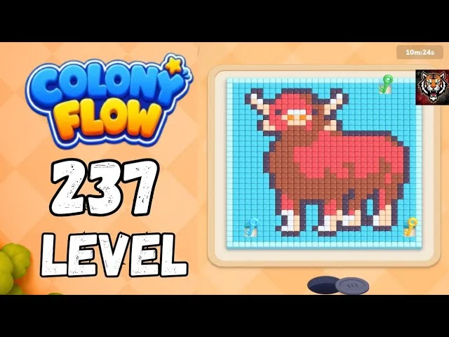 Colony Flow! Level 237 board layout