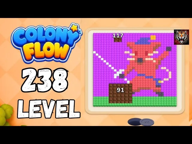 Colony Flow! Level 238 board layout