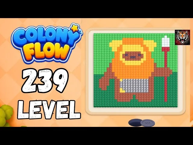 Colony Flow! Level 239 board layout
