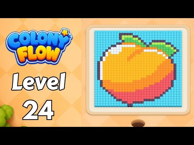 Colony Flow! Level 24 board layout