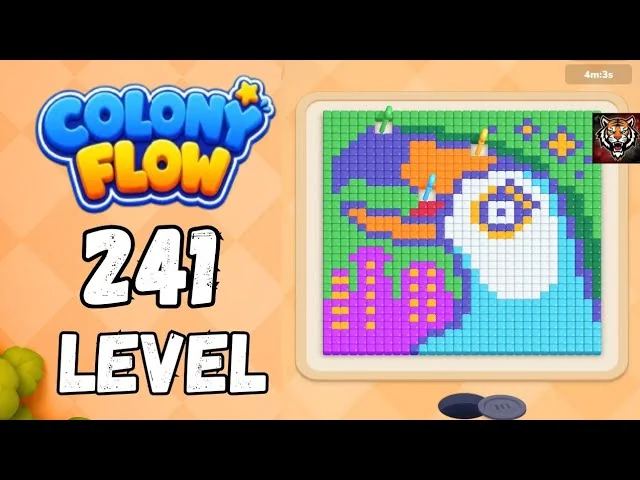Colony Flow! Level 241 board layout