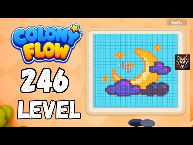 Colony Flow! Level 246 board layout