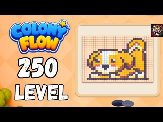 Colony Flow! Level 250 board layout