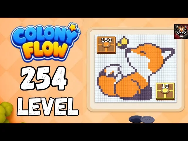 Colony Flow! Level 254 board layout