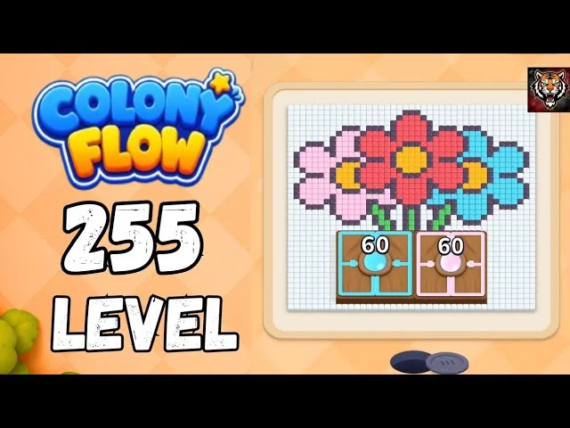 Colony Flow! Level 255 board layout