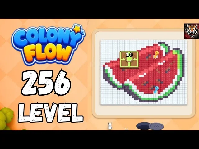 Colony Flow! Level 256 board layout