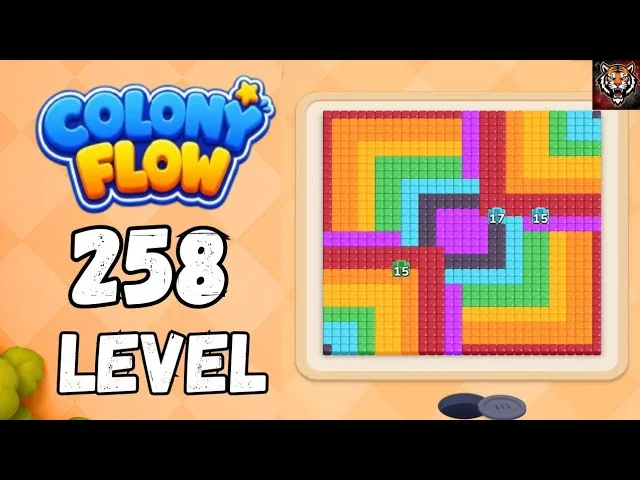 Colony Flow! Level 258 board layout
