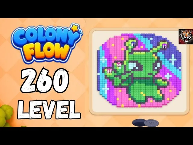Colony Flow! Level 260 board layout