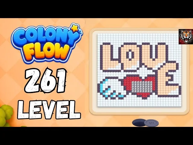Colony Flow! Level 261 board layout
