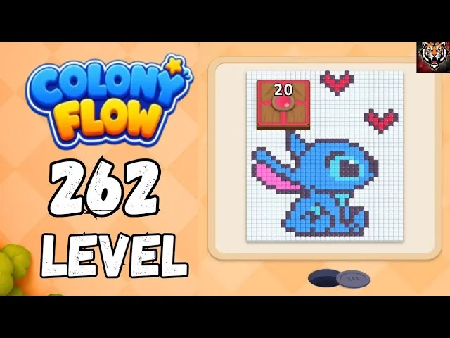 Colony Flow! Level 262 board layout