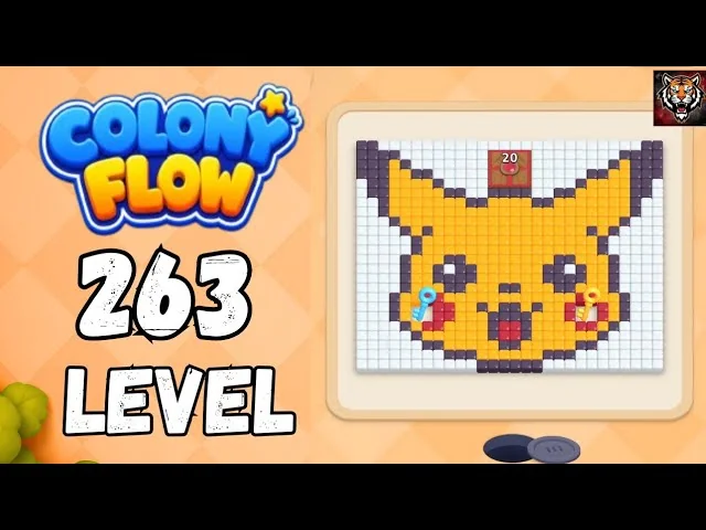 Colony Flow! Level 263 board layout
