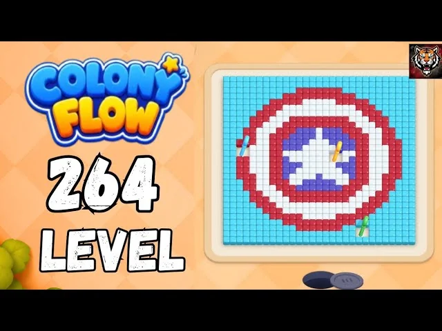 Colony Flow! Level 264 board layout