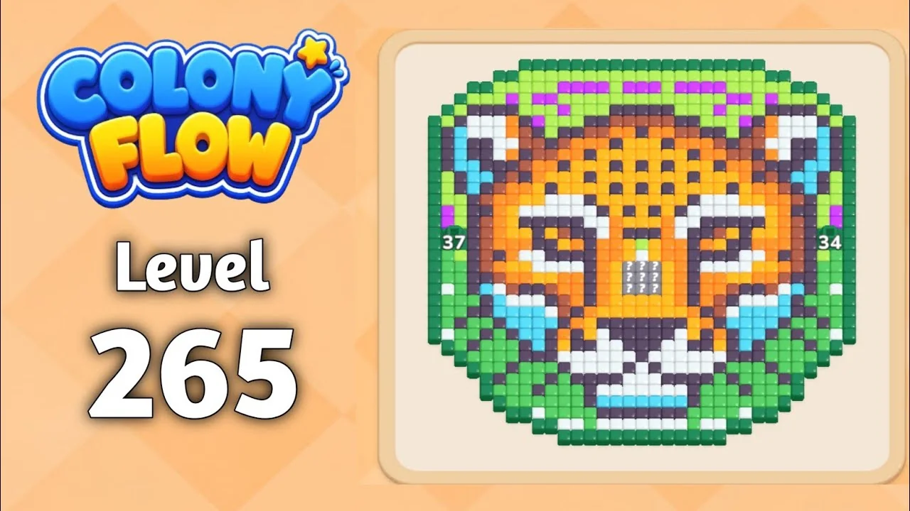 Colony Flow! Level 265 board layout