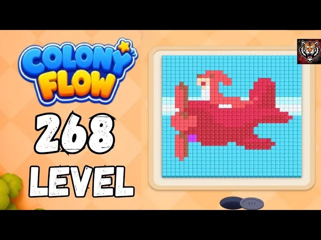 Colony Flow! Level 268 board layout