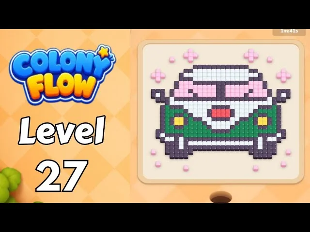 Colony Flow! Level 27 board layout