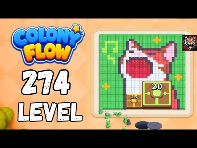 Colony Flow! Level 274 board layout