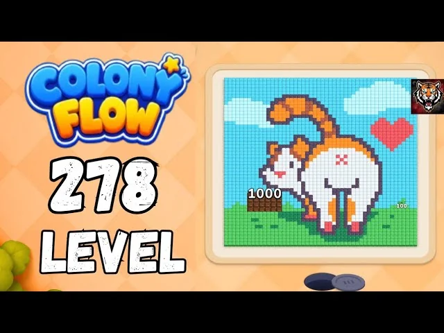 Colony Flow! Level 278 board layout