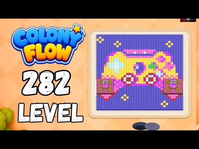 Colony Flow! Level 282 board layout