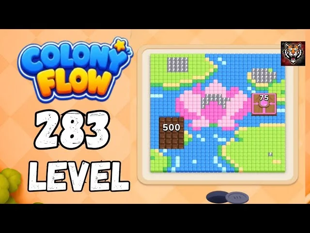Colony Flow! Level 283 board layout