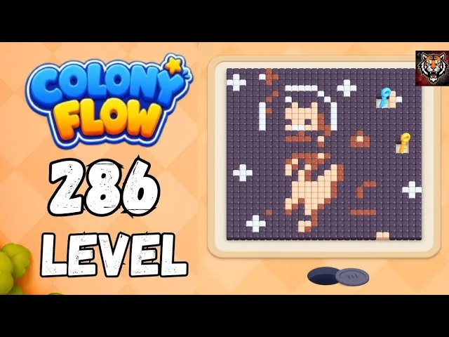 Colony Flow! Level 286 board layout