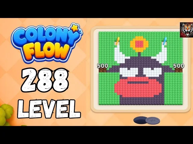 Colony Flow! Level 288 board layout