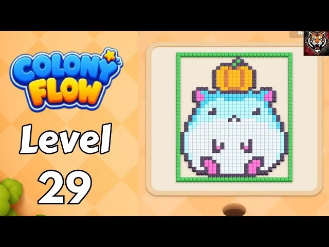 Colony Flow! Level 29 board layout
