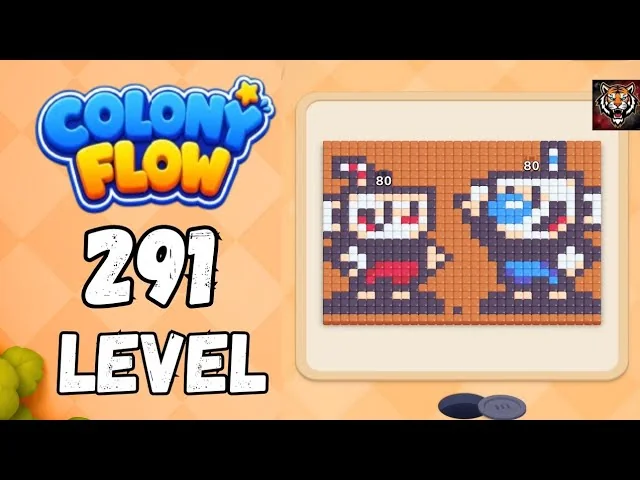 Colony Flow! Level 291 board layout