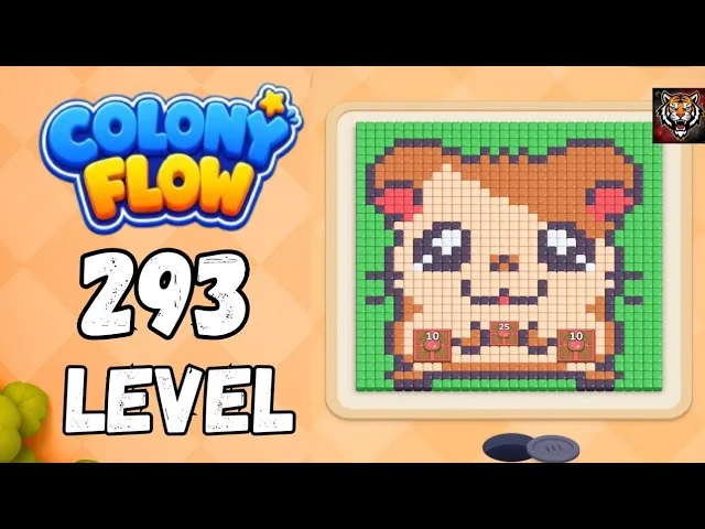 Colony Flow! Level 293 board layout