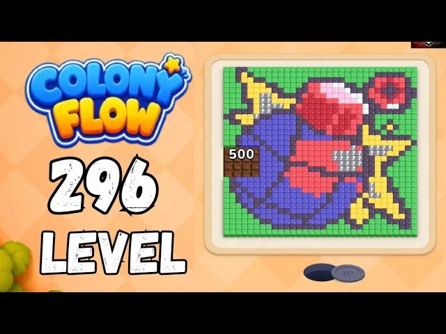 Colony Flow! Level 296 board layout