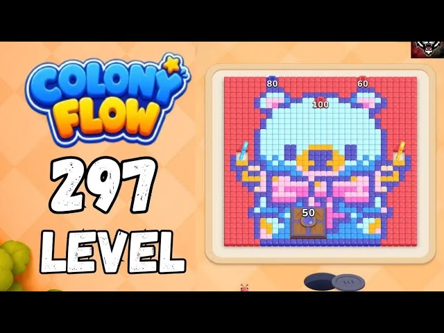 Colony Flow! Level 297 board layout