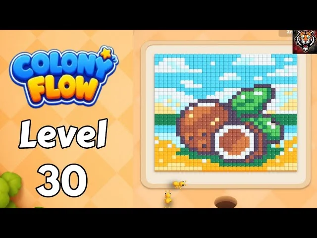 Colony Flow! Level 30 board