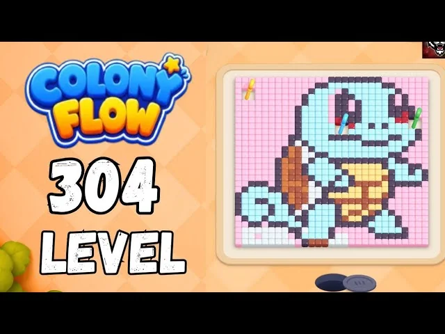 Colony Flow! Level 304 board layout