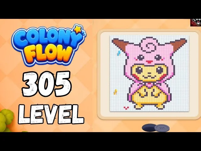 Colony Flow! Level 305 board layout