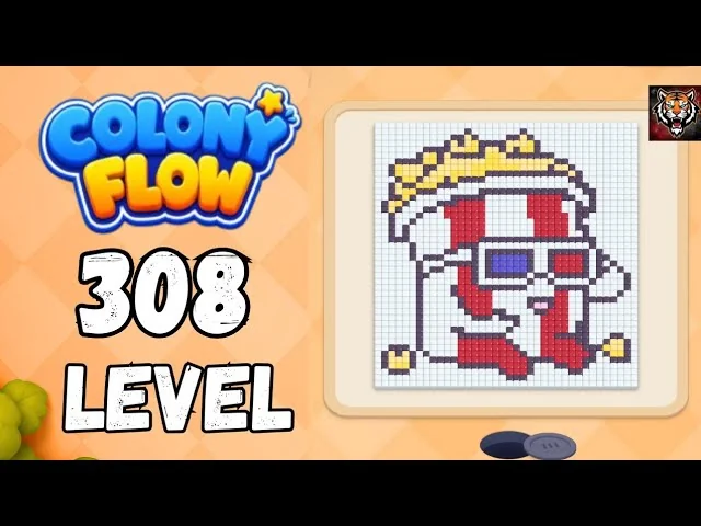 Colony Flow! Level 308 board layout