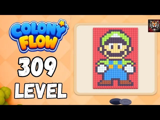 Colony Flow! Level 309 board layout