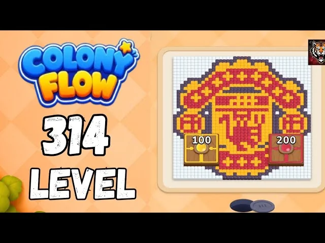 Colony Flow! Level 314 board layout
