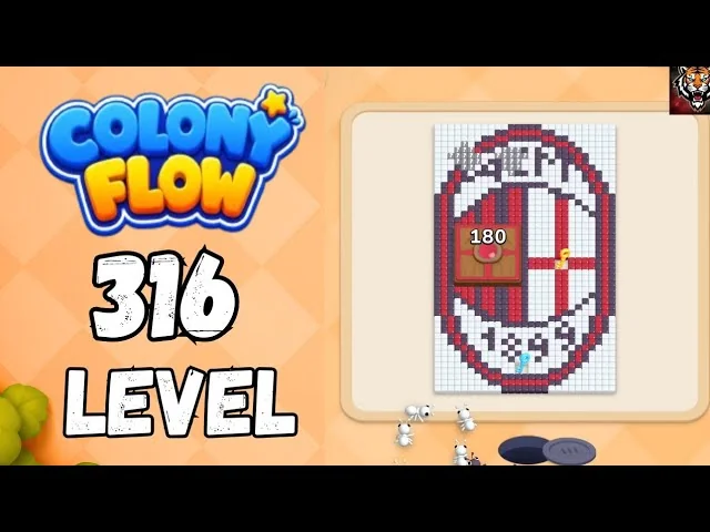 Colony Flow! Level 316 board layout
